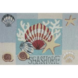 Homefires Key West Clam Shell Area Rug