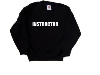Instructor Black Kids Sweatshirt
