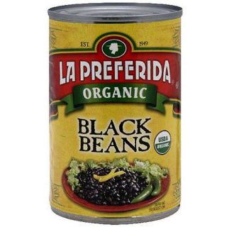 La Preferida Organic Black Beans, 15 oz (Pack of 12)