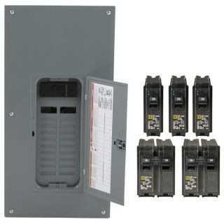 Square D 40 Circuit 20 Space 200 Amp Main Breaker Load Center (Value Pack)
