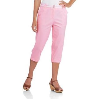 White Stag Women's Belted Capri Pants