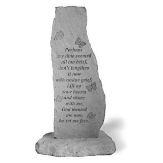 Perhaps My Time Seemed Brief Memorial Stone Totem