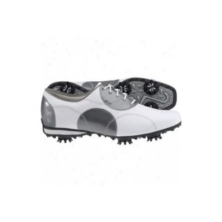 FootJoy Womens LoPro Collection 97075 White and Silver Golf Shoes