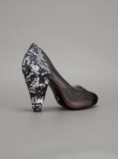 Markus Lupfer Net And Sequined Pump