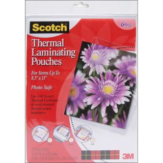Scotch Thermal Laminator Pouches 20/Pkg 8.5X11.4