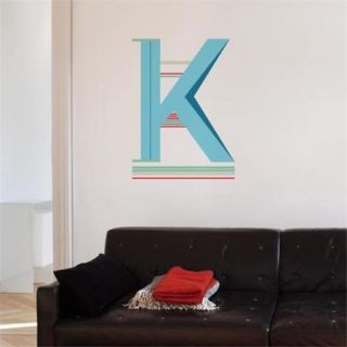 ADzif R100 LK Letter K  Wall Decal Color Print