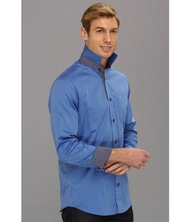 moods of norway classic fit kristian vik blue oxford shirt blue