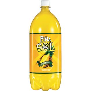 MANZANI Pina Sol Pineapple Soda 67.628 FL OZ PLASTIC BOTTLE   Food