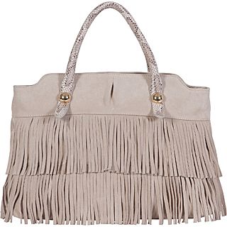 BUCO Suede Fringe Tote