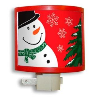 Amerelle Manual Night Light with Snowman Picture Frame 75061