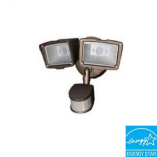 All Pro 270° Bronze Motion Activated LED Outdoor Security Floodlight MST27920LES