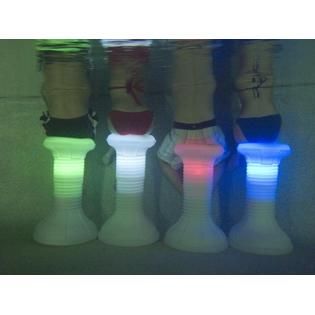 Swim Time  Adjustable Height In Pool Resin Stool w/ Remote Control LED