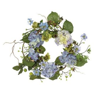 Nearly Natural 20 Hydrangea Wreath