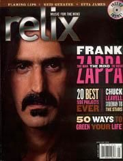 Relix, 8 issues for 1 year(s)   12221508   Shopping