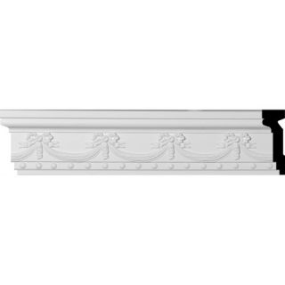 Federal 6 1/4H x 94 1/2W x 2D Swag and Bow Chair Rail Moulding by