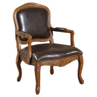 Williams Import Co. Napoleon Bicast Leather Arm Chair