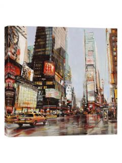 Taxi in Times Square by John B. Mannarini (Giclee) by Global Gallery