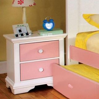 Furniture of America Linea 2 Drawer Nightstand