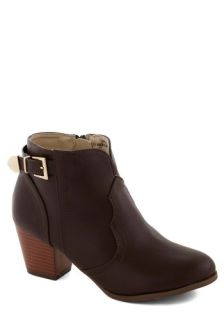 Garage Band Together Bootie in Brown  Mod Retro Vintage Boots