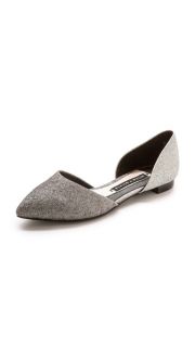 alice + olivia Hilary Glitter d'Orsay Flats