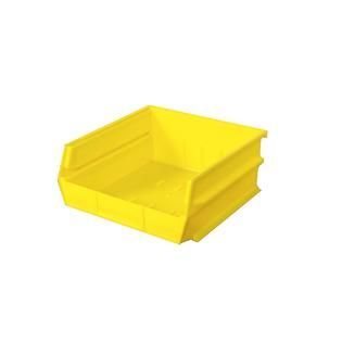 LocBin 10 7/8 In. L x 11 In. W x 5 In. H Yellow Stacking Hanging
