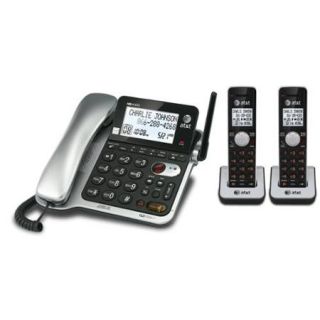 AT&T 2 Handset Corded/Cordless Answering System with Caller ID/Call Waiting