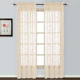 United Curtain Company Windsor 56 x 84 eligant lace window panel