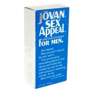 Jovan  Sex Appeal Aftershave/Cologne for Men, 4 fl oz (118 ml)
