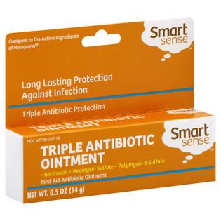 Smart Sense Triple Antibiotic Cream, 0.5 oz (14 g)   Health & Wellness