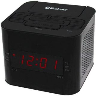 Bluetooth Digital AM/FM Clock Radio with Dual Alarm
