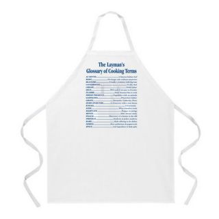 Cooking Terms Apron by Attitude Aprons by L.A. Imprints