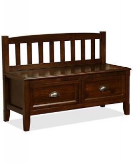 Simpli Home Hampstead Bench, Direct Ships for just $9.95   Furniture