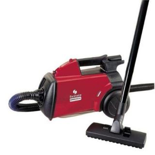 Sanitaire Commercial Canister Vacuum Cleaner   1.20 Kw Motor   10 A   2.54 Quart   Bagged   Red (SC3683A)