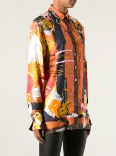 Hermès Vintage Carnival Print Shirt