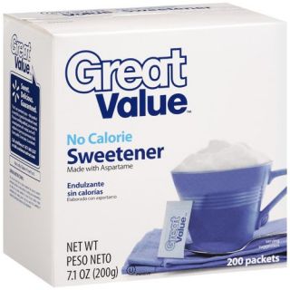 Great Value No Calorie Sweetener, 7.1 Oz