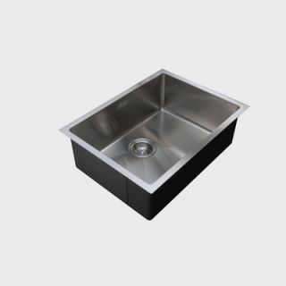 Ukinox Micro Series 22 x 18 Single Bowl Undermount Kitchen Sink