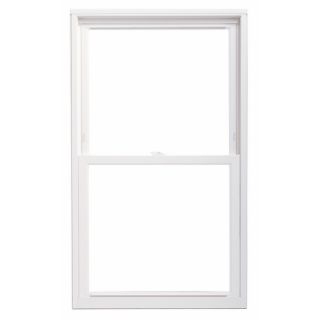 ThermaStar by Pella Vinyl Double Pane Annealed Replacement Double Hung Window (Rough Opening 29.75 in x 53.75 in Actual 29.5 in x 53.5 in)