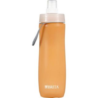 Brita Sport Water Filter Bottle, Orange, 20 Ounce, BPA Free
