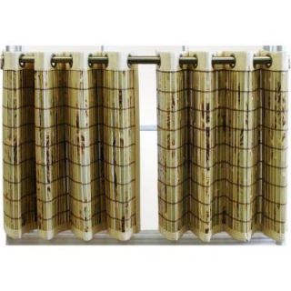 Versailles Home Fashions Green Bamboo Grommet Tiers DISCONTINUED BP034224 30