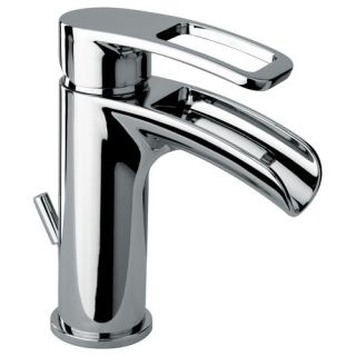 Jewel Faucets Single Handle Single Hole Lavatory Faucet with Waterfall