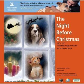 Night Before Christmas 1000 Piece Puzzle