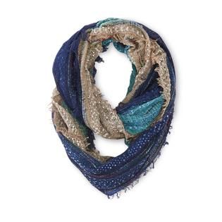 Studio S Womens Woven Infinity Scarf   Ombre