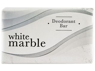 Dial DIA 00194 White Marble Deodorant Soap Bar, Individually Wrapped, White, 1.5oz Bar