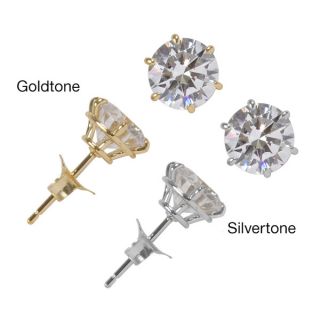 NEXTE Jewelry Goldtone or Silvertone Martini Set Stud Earrings