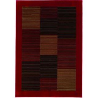 Couristan Everest Hampton's Red 3 ft. 11 in. x 5 ft. 3 in. Area Rug 07664981311053T