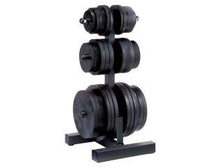 Body Solid   Olympic Plate Tree & Bar Holder