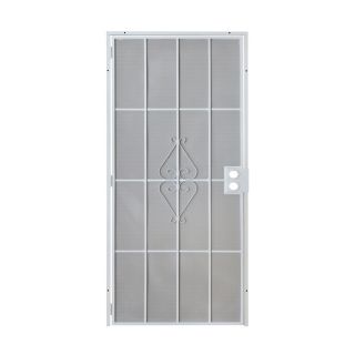 Gatehouse White Steel Security Door (Common 36 in x 80 in; Actual 38.5 in x 81 in)