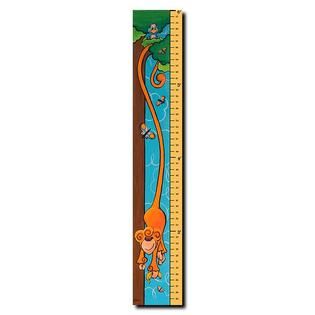 Trademark Fine Art  8x48 inches 6 Foot Growth Chart   Mark the Monkey