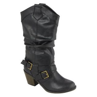 Route 66   Womens Western Boot Control   Black