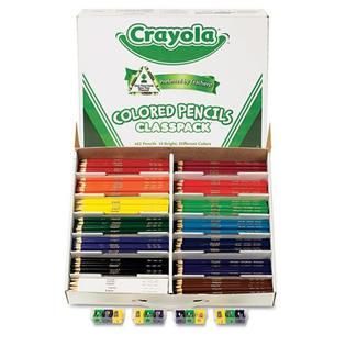 COLORED WOODCASE PENCIL CLASSPACK 3.3 MM 14 ASSORTED COLOR SETS/BOX